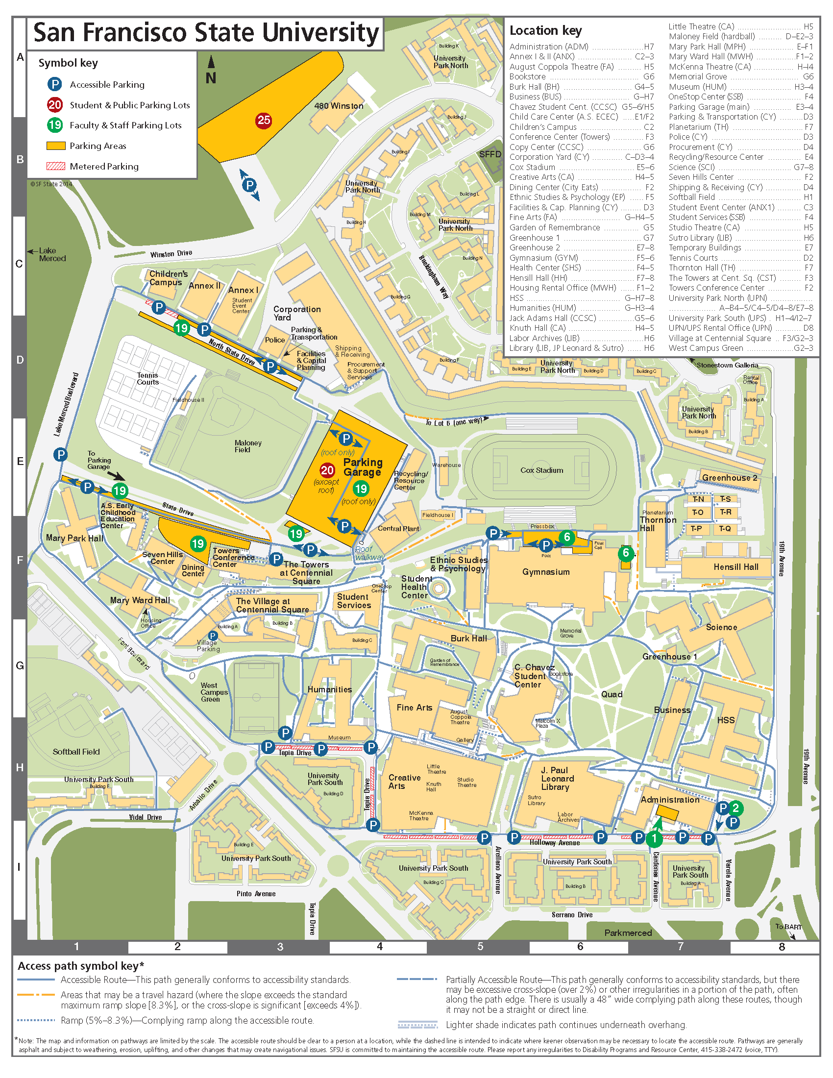 Sfsu Campus Map